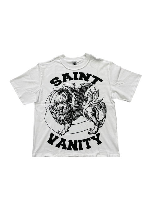 WHITE & BLACK SAINT VANITY TEE (Wholesale)