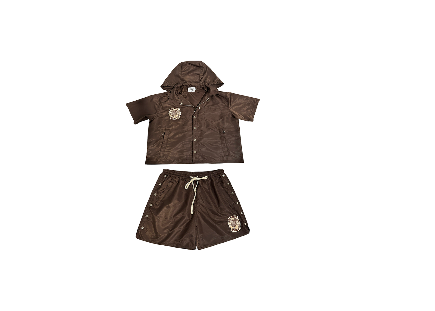 BROWN NYLON SET